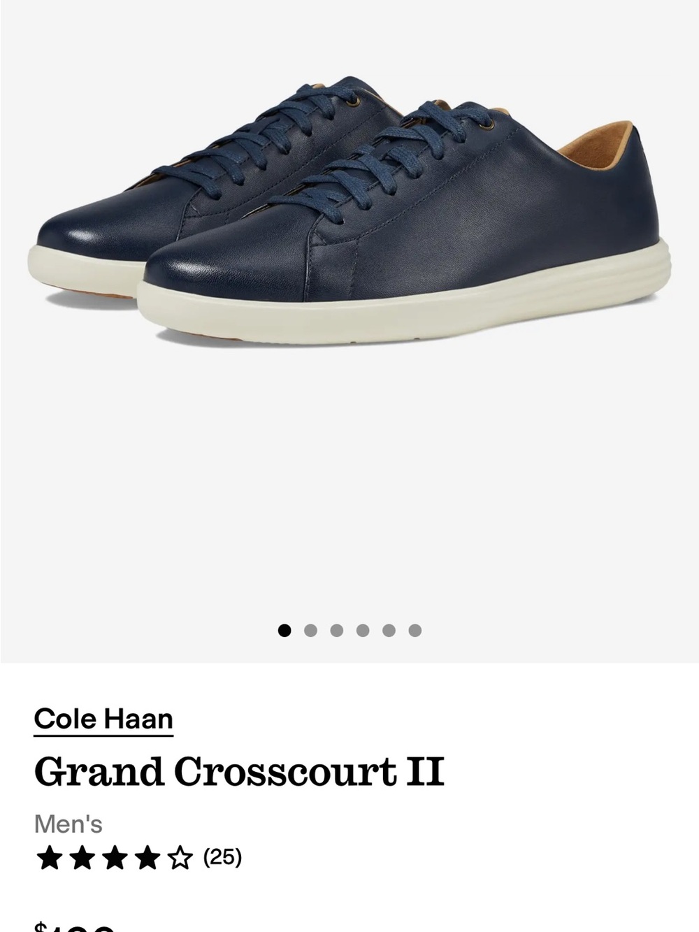 Cole Haan Grandpro Crosscourt Leather Low-Profile Sneakers